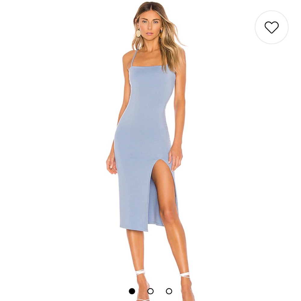 skylar midi dress blue bell lovers and friends / revolve dress with tags on !!